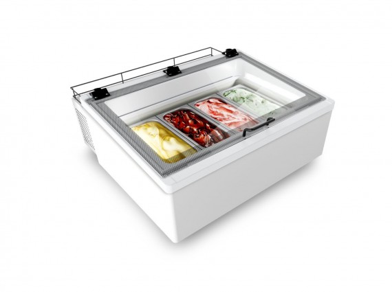 Espositore Mini Cream 4V Led per gelato mantecato e su stecco